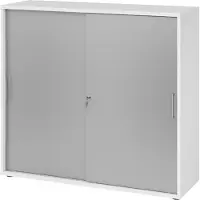 Bümö Schiebetürenschrank office - 3 Ordnerhöhen