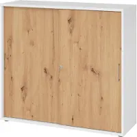 Bümö Schiebetürenschrank office - 3 Ordnerhöhen
