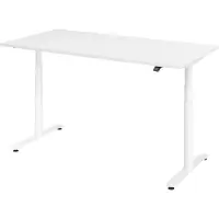 Bümö Schreibtisch elektrisch Bluetooth & App XDLR - Nachbildung: Weiß, Größe: 160 x 80 cm, Gestell: Weiß