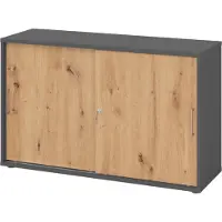 Bümö Schiebetürenschrank office - 2 Ordnerhöhen