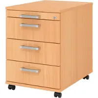 Bümö office Rollcontainer - 3 Materialschubladen