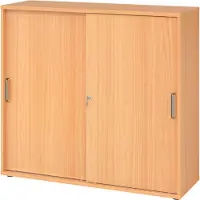 Bümö Schiebetürenschrank office - 3 Ordnerhöhen