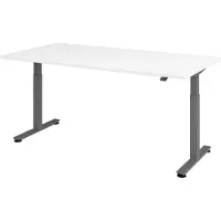 Bümö Schreibtisch elektrisch XMST - Nachbildung: Weiß, Gestell: Graphit, Größe: 200 x 100 cm