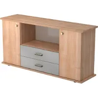 Bümö office Sideboard mit 2 Schübe & 2 Türen