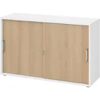 Bümö Schiebetürenschrank office - 2 Ordnerhöhen