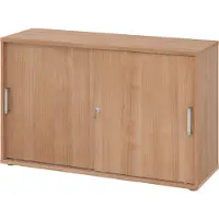 Bümö Schiebetürenschrank office - 2 Ordnerhöhen