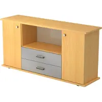 Bümö office Sideboard mit 2 Schübe & 2 Türen
