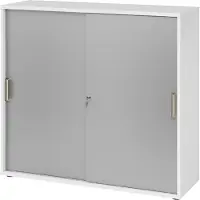 Bümö Schiebetürenschrank office - 3 Ordnerhöhen