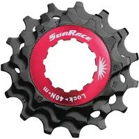 Sunrace Kit 3 Ritzel für Kassette mit Gegenmutter 10V. 11-13-15