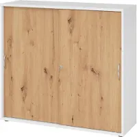 Bümö Schiebetürenschrank office - 3 Ordnerhöhen