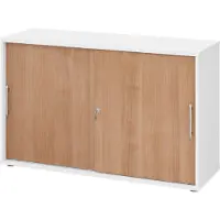 Bümö Schiebetürenschrank office - 2 Ordnerhöhen