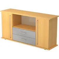 Bümö office Sideboard mit 2 Schübe & 2 Türen