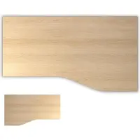 Bümö DIY Schreibtischplatte - Größe: 180 x 100 cm, Nachbildung: Eiche