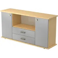 Bümö office Sideboard mit 2 Schübe & 2 Türen
