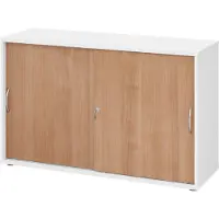 Bümö Schiebetürenschrank office - 2 Ordnerhöhen