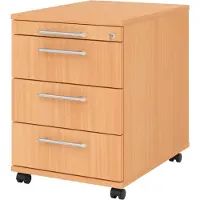 Bümö office Rollcontainer - 3 Materialschubladen