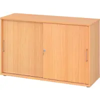 Bümö Schiebetürenschrank office - 2 Ordnerhöhen