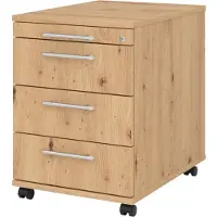 Bümö office Rollcontainer - 3 Materialschubladen