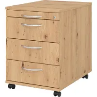Bümö office Rollcontainer - 3 Materialschubladen
