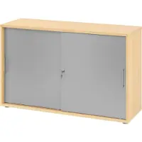 Bümö Schiebetürenschrank office - 2 Ordnerhöhen