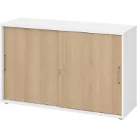 Bümö Schiebetürenschrank office - 2 Ordnerhöhen