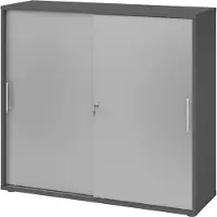 Bümö Schiebetürenschrank office - 3 Ordnerhöhen