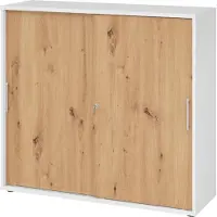 Bümö Schiebetürenschrank office - 3 Ordnerhöhen