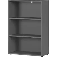 Bümö Home Space Aktenregal breit - 3 Ordnerhöhen - Nachbildung: Graphit