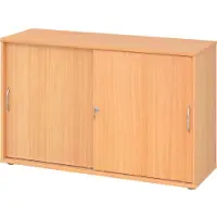 Bümö Schiebetürenschrank office - 2 Ordnerhöhen
