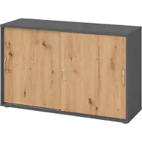 Bümö Schiebetürenschrank office - 2 Ordnerhöhen