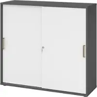 Bümö Schiebetürenschrank office - 3 Ordnerhöhen