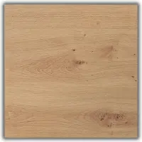 Bümö DIY Schreibtischplatte - Nachbildung: Asteiche, Größe: 80 x 80 cm