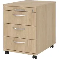 Bümö office Rollcontainer - 3 Materialschubladen