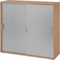 Bümö Schiebetürenschrank office - 3 Ordnerhöhen