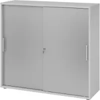 Bümö Schiebetürenschrank office - 3 Ordnerhöhen