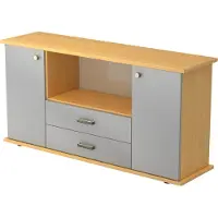 Bümö office Sideboard mit 2 Schübe & 2 Türen