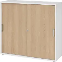 Bümö Schiebetürenschrank office - 3 Ordnerhöhen