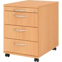 Bümö office Rollcontainer - 3 Materialschubladen