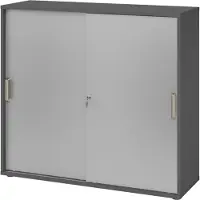 Bümö Schiebetürenschrank office - 3 Ordnerhöhen