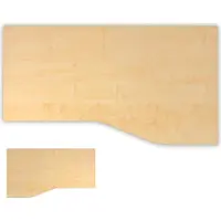 Bümö DIY Schreibtischplatte - Nachbildung Ahorn, Größe: 180 x 100 cm