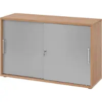 Bümö Schiebetürenschrank office - 2 Ordnerhöhen