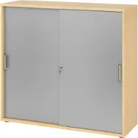 Bümö Schiebetürenschrank office - 3 Ordnerhöhen