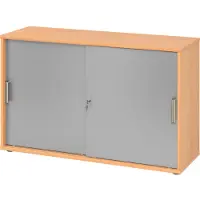 Bümö Schiebetürenschrank office - 2 Ordnerhöhen