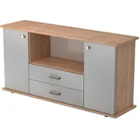 Bümö office Sideboard mit 2 Schübe & 2 Türen