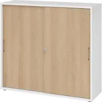 Bümö Schiebetürenschrank office - 3 Ordnerhöhen