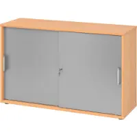 Bümö Schiebetürenschrank office - 2 Ordnerhöhen