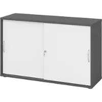 Bümö Schiebetürenschrank office - 2 Ordnerhöhen