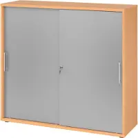 Bümö Schiebetürenschrank office - 3 Ordnerhöhen