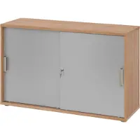 Bümö Schiebetürenschrank office - 2 Ordnerhöhen