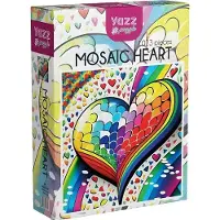Yazz Puzzle Mosaic Heart - bunte Mosaik-Legespiel 1023 Teile